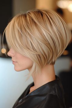 Elevate your look with 36 stylish asymmetrical bobs to try in 2024! ✂️✨ Perfect for a trendy, edgy vibe. #AsymmetricalBob #HairTrends2024 Trendy Bob Haircuts 2024, Short Asymmetrical Bob, Bob 2024, Trendy Bob Haircuts, Versatile Haircut, Asymmetrical Bob Short, Olive Hair, Trendy Bob, Corte Bob