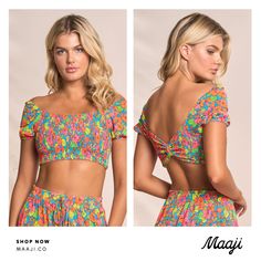 Our Camille crop top is the perfect look for a night out! This bright top is flattering for all figures with its off-the-shoulder style and banded bodice, the perfect pair to a cocktail on the beach as you enjoy your eternal summer. Model Size and Measurement:Stephanie is wearing a size SMALL - Height: 5'10 (180 cm) - Bust: 34" (86 cm) - Waist: 25" (63 cm) - Hips: 37" (93 cm)Garment Features:Top, skirt not includedThis piece has multiple ways to wear for different looksModerate coverageOff the s Flirty Off-shoulder Crop Top For Spring, Spring Cropped Off-shoulder Top For Night Out, Fitted Flirty Off-shoulder Crop Top, Fitted Off-shoulder Top For Summer Nights Out, Summer Cropped Off-shoulder Top For Day Out, Summer Bandeau Crop Top For Night Out, Spring Bandeau Crop Top For Night Out, Bandeau Crop Top For Night Out In Summer, Flirty Cropped Summer Crop Top