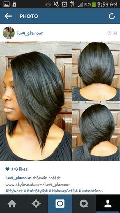 Hair Cuts For Black Women, Long Bobs, Bob Cuts, Wig Ideas, Classic Bob, Hot Short, Hair Affair, Quick Weave