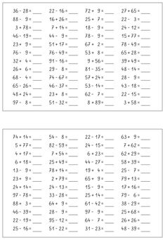 two worksheets showing the same number of numbers in each column, with one missing