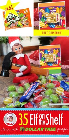 the elf on the shelf is selling candy for $ 5 95 per pound and it's free printable