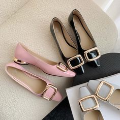 CHIKO Renesha Square Toe Block Heels Pumps Shoes Slipper Shoes Women, Pumps Shoes, Shoes Heels Pumps, Slipper Shoes, Heels Pumps, Leather Items, Pump Shoes, Shoes Women, Flat Shoes Women