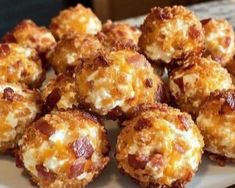 Mini Cheese Balls Recipe, Fried Cheese Bites, Mini Cheese Balls, Creamy Broccoli Cheddar Soup, Cheddar Cheese Ball, Cinnamon Roll Cheesecake, Recipes With Chicken And Peppers, Classic Meatloaf Recipe, Herb Roasted Potatoes