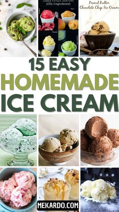 15 easy homemade ice cream recipes