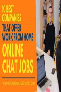 two men standing at a desk with laptops in front of them and the words 10 best companies that offer work from home online