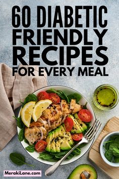 60 Easy and Healthy Diabetic Recipes for Every Meal Recipes For Diabetics, Prediabetic Diet, Snacks And Desserts, Dinner Snacks, Healthy Recipes For Diabetics, Art Making, Breakfast Lunch, Healthy Dinner Recipes, Tattoo Art