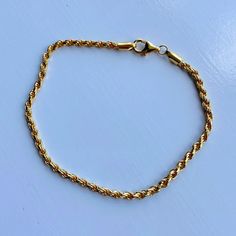 Materials Gold Vermeil (sterling silver + 18k gold plating) Accessories Branding, Gold Plating, Gold Vermeil, Rope Bracelet, Poppies, Cubic Zirconia, Gold Bracelet, 18k Gold, Gold Plate