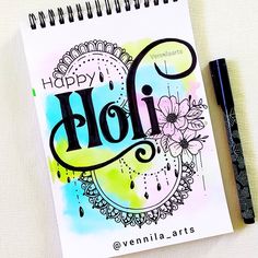 Holi Mandala Art Holi Drawings, Holi Cards, Colourful Mandala Art, Drawing Colourful