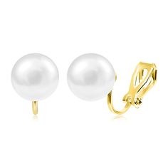 PRICES MAY VARY. Classic Design: Pearl earrings, simple and elegant. Each pair of pearl clip on earrings is equipped with a soft rubber pad, Do not hurt your earlobes after extended wear. And it is a good choice for people without pierced ears. Easily put on and taken off. Bring you a comfortable wearing experience. Material: Our clip on earrings are made of simulated artificial pearl and brass base 925 Gold plating,which is hypoallergenic, Nickel free, not easy to fade, very light weight and ha Clip On Earrings Studs, Pearl Clip On Earrings, Pearl Earrings Simple, Wedding Minimalist, Earrings For Wedding, White Pearl Earrings, Earrings Dangle Simple, White Pearl Earring, Xmas List