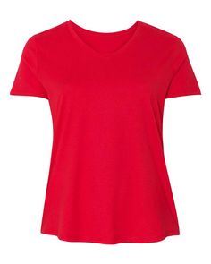 XtraFly Apparel Women's Plus Size Active Plain Basic V-neck Short Slee Cheap Themed Red T-shirt, Cheap Red T-shirt With Funny Print, Cheap Red V-neck Top, Cheap Red American Style Tops, Cheap American Style Red Tops, Cheap Red Americana T-shirt, Cheap American Style Red T-shirt, Affordable American Style Red Tops, Red Themed T-shirt At Affordable Price