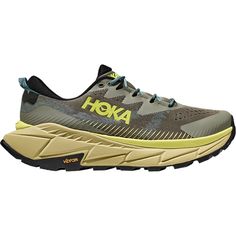 For those looking for a hybrid hiking shoe with superior walking comfort, a recycled construction, and excellent traction, look no further than the HOKA Skyline-Float X Shoe. This neutral hiking shoe keeps us stable on our feet as we climb to new heights thanks to a Vibram XS Trek outsole, while the one-piece engineered mesh upper offers superior breathability to keep us feeling fresh all day long. Green Low-top Gore-tex Trail Running Shoes, Green Low-top Gore-tex Running Shoes, Green Gore-tex Low-top Running Shoes, Green Functional Sneakers For Outdoor Work, Functional Green Sneakers For Outdoor Work, Casual Green Trail Running Shoes For Outdoor Work, Green Gore-tex Trail Running Sneakers, Green Trail Running Shoes For Outdoor Work, Functional Green Gore-tex Running Shoes