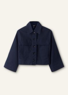 Cotton Twill Casual Swing Jacket | ME+EM Navy Long Sleeve Outerwear For Layering, Navy Cotton Outerwear For Spring, Navy Outerwear For Spring Layering, Louis Vuitton Clothes, Louis Vuitton Outfit, Spring Closet, Open Stitch Sweater, Ankle Sleeve, Striped Vests