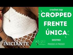 Cropped de Crochê Iniciante 🧶 (CROCHET TOP) - YouTube Estilo Hippie, Crochet Bikini, Crochet Hats, The Creator