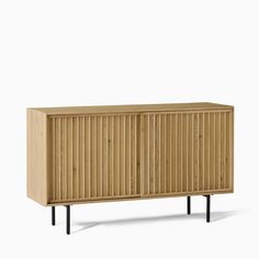 Slatted Buffet (60") Bar Cart Bathroom, Dresser Entertainment Center, Modern Buffet Table, Console Table Desk, Entertainment Center Kitchen, West Elm Kids, Modern Buffet, Buffet Tables, Desk Dresser