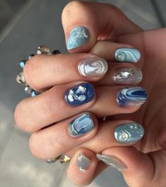 Nails With Cool Designs, Very Short Nails Design, Nail Art Designs Short, Manicured Nails, Mens Nails, Manicure Nail Art, Professional Manicure, Simple Gel Nails, Nail Services