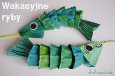 paper mache fish made to look like wakacyne ribby