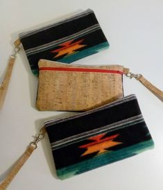 two small purses sitting next to each other