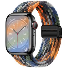 PRICES MAY VARY. ✅【Compatible Models】 - Qimela nylon braided band 38mm/40mm/41mm/42mm(Series 10) size compatible with Apple Watch Series 10 42mm,Series 9/8/7 41mm,Series 6/5/4 40mm,Series 3/2/1 38mm,Apple Watch SE 40mm.Please check the size on the back of your iWatch to choose the right size before purchase. ✅【Premium Material】 - The Sport Loop band is woven of high-quality recycled polyamide material, which is soft, breathable, stretchable, lightweight,durable and washable, comfortable to wear, Bracelet Loop, Pistachio Color, Bracelet Couple, Bracelet Apple Watch, Loop Bands, Blue Camouflage, Colorful Roses, Dark Olive Green, Braided Strap