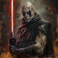 Darth Bane Art, Star Wars Sith Lords, Darth Bane, Star Wars Painting