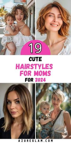 Late 20s Hairstyles, Hairstyles For Pictures Women, Post Partum Hair Styles Hairstyles, Hairstyles For Moms In Their 30s, Mom Haircut 2024, Short Haircuts For Moms, Easy Haircuts For Moms, Postpartum Hairstyles, Short Mom Haircut