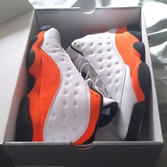 Great Shape. Rare Sneaker Kind Of Jordan Orange, Rare Sneakers, Shoes Jordan, Jordans For Men, Orange White, Jordan Shoes, Color Orange, Starfish, Athletic Shoes