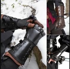 Pauldron Armor, Leather Breastplate, Steampunk Arm, Medieval Steampunk, Armour Medieval, Steampunk Man, Punk Man, Steampunk Men, Leather Bracers