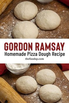 the homemade pizza dough recipe is ready to be made into breadcrumbs and then baked