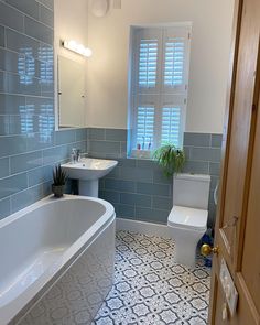 the bathroom is clean and ready to be used as a family room or guest suite