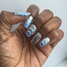 City Nails, Sally Hansen, How To Do Nails, Zig Zag, Nail Art, How To Wear, On Instagram