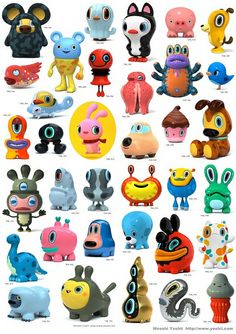 an image of many different toy animals