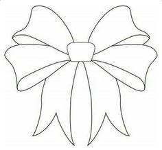 a bow that is drawn in the shape of a flower