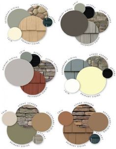 the different shades of wood and stone are shown in this graphic style, including brown, green