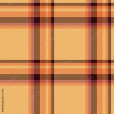 an orange and brown plaid pattern