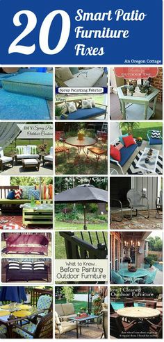 20 smart patio furniture fixes