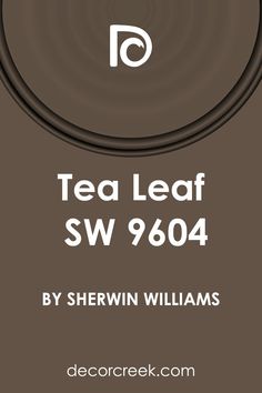 tea leaf sw904 by sherwin williams cover art for the book tea leaf sw904