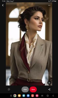 Stile Blair Waldorf, Chique Outfits, Woman Suit Fashion, Stylish Work Outfits, Looks Chic, Style Mistakes, Suit Fashion, Suit And Tie