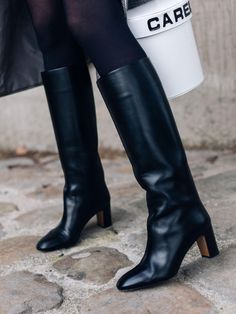 Black leather boots White Leather Ankle Boots, Carel Paris, Patent Boots, 2024 Spring Summer, Suede Leather Boots, Low Boots, Black Leather Ankle Boots, Black Leather Bags, Footwear Design Women