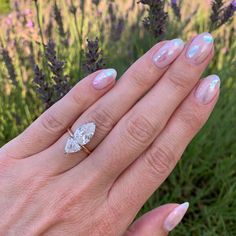 Designer Katherine Kane’s nail art X K Kane Custom Engagement Ring Kate Ring, Custom Diamond Engagement Rings, Weekend Mode, Foil Nail Art, Iridescent Foil, Foil Nails, Custom Engagement Ring, Designer Engagement Rings