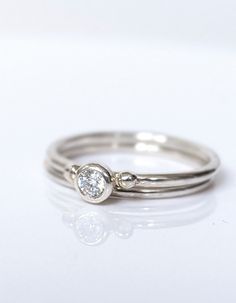 Moissanite Silver Engagement Stacking Rings – DEI CollectionRingsBooblinka Jewellery Charles And Colvard Moissanite, Moissanite Band, Minimalist Engagement Ring, Engagement Sets, Silver Stacking Rings, Silver Wedding Rings, Silver Engagement Rings, Bespoke Jewellery, Put A Ring On It