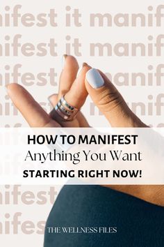 manifestation Manifest Anything, Attraction Manifestation