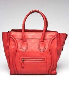 Top Seller for Celine Red Smooth Calfskin Leather Mini Luggage Tote Bag, Womens Bags Luxury Red Bags With Zipper Closure, Designer Red Textured Leather Bag, High-end Red Leather Bag, High-end Red Leather Satchel, Red Tote Bag With Luggage Sleeve, Red Textured Leather Rectangular Bag, Red Tote Shoulder Bag With Luggage Sleeve, Red Bag Outfit, Mini Luggage