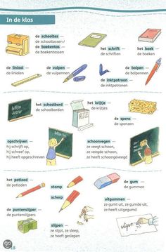 the french poster shows different types of school supplies and how they are used to teach them