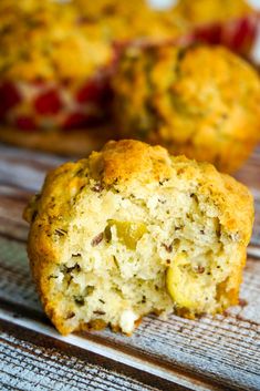 a muffin that has been cut in half