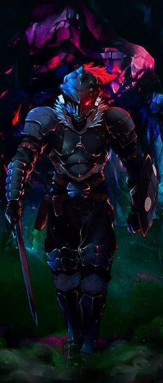 Goblin Slayer, Japon Illustration, Fantasy Warrior, Art Anime, Dark Anime, Dark Souls, Slayer Anime, Dark Fantasy Art, Fantasy Character Design