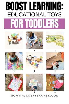 the instructions to make toys for toddlers