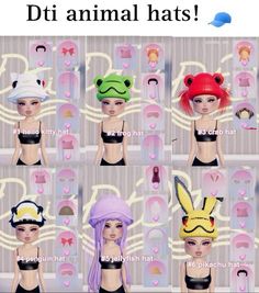 Hello Kitty Hat Dress To Impress, Jellyfish Hat Dress To Impress, Hello Kitty Hat Hack Dti, Top Hat Dress To Impress, Dress To Impress Frog Hat, Dti Hat Tricks, Frog Hat Dress To Impress, Dress To Impress Hat Combo, Roblox Dti Ideas