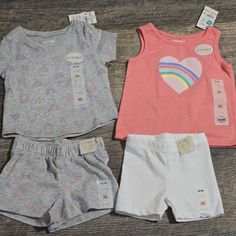 Nwt Garanimals Baby Shorts Bundle Size 6-9 Months Smoke And Pet Free Home Casual Cotton Diaper Cover For Playtime, Playful Short Set For Spring Playtime, White Casual Diaper Cover For Spring, Playful Short Diaper Cover For Playwear, Spring Playtime Short Diaper Cover, White Casual Diaper Cover For Playwear, Casual Short Diaper Cover For Playtime, Casual White Diaper Cover For Playwear, Cute Short Diaper Cover For Playtime