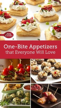 one bite appetizers that everyone will love