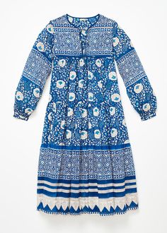 The Yamini dress embodies a re-envisioned interpretation of classic Indian textiles. This dress is part of an ongoing series that exudes a vintage vibe with a current edge and a relevant color story. Inspired by the many years that Cristina Gitti, the designer, spent traveling through and working in India. Block Printed Cotton Voile 100% Cotton | Made in India Hand wash in cold water with mild detergent and hang to dry Resort Dresses, Indian Textiles, Color Story, Silk Shawl, Vintage Vibe, Indian Designer Wear, Modern Outfits, Cotton Voile, 2000s Fashion