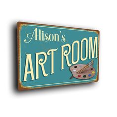 a sign that says, wilson's art room